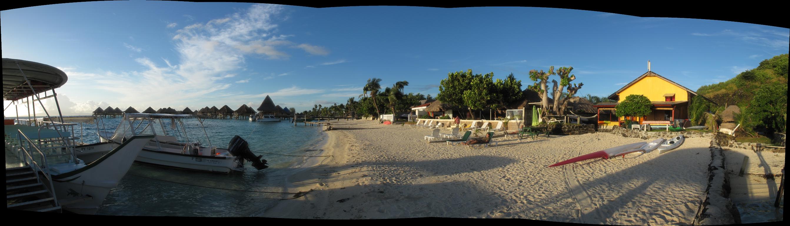 Strand vor der Pension